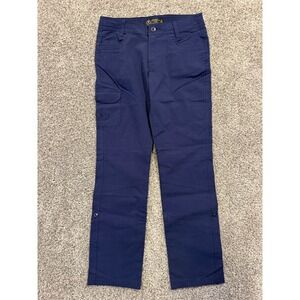 Cub‎ Scout Uniform Roll-Up Pants Girls L (12) Blue Cargo Outdoor Apparel